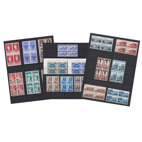 1953 Repubblica anna completa Quartine MNH/** - commemorativi