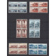 1953 Repubblica anna completa Quartine MNH/** - commemorativi