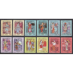 2021 Myanmar Costumi tradizionali dell'era Pyu serie MNH/**
