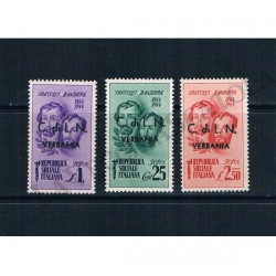 1945 Fratelli Bandiera sovrastampa 'CNL Verbania'