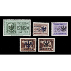 1944 Lubiana insieme francobolli Occupazione Tedesca