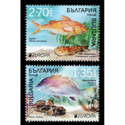 2024 Bulgaria postEurop flora e fauna subacquea