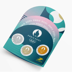 2024 Francia mini folder Medaglie delle Olimpiadi - Podio