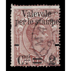 1890 Regno Sas.55 Pacchi Postali 2 su 1,75 usato