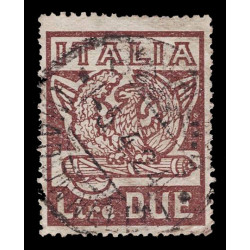1923 Regno Marcio su Roma 2 Lire Sas.145 usato