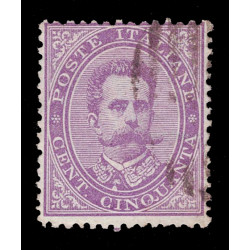 1879 Umberto I - 50cent violetto Sas.42 usato