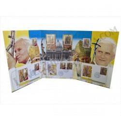 2005 Folder Giovanni Paolo II e Benedetto XVI