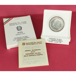 1965 Repubblica 500 Lire 'Dante Alighieri' in Argento 835 (11gr)