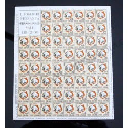 1965 Giornata del Risparmio Foglio MNH/**
