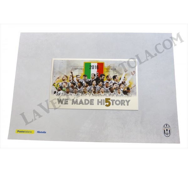 2016 Folder Juve campione d'talia - Raro