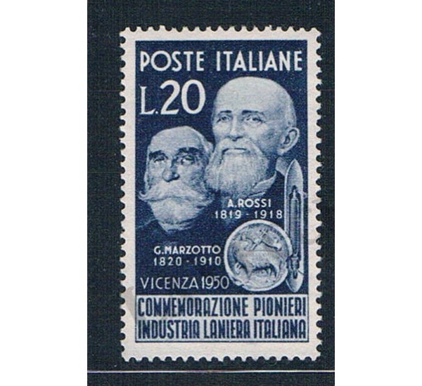 1950 - Pionieri Industria laniera italiana MNH/**