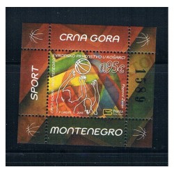 2015 Montenegro Campionati di Basket foglietto