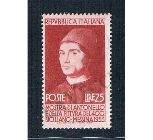 1953 - Mostra di Antonello da Messina MNH/**