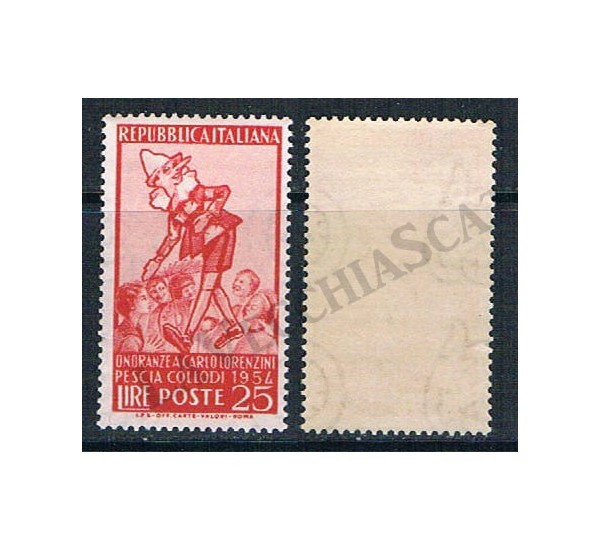 1954 - Onoranze a Carlo Lorenzini MNH/**