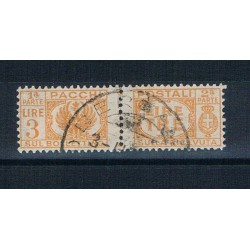 1946 Luogotenenza 3 Lire Pacchi Postali Sas.62