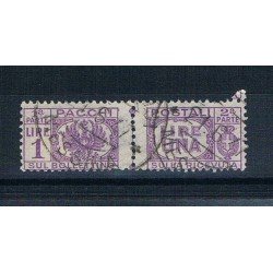1946 Luogotenenza 1 Lira Pacchi Postali Sas.60