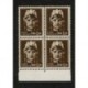 1945 RSI Lire 1,20 imperiale senza fasci Sas.532 Quartina