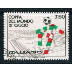 1988 - Italia 90 - Varieta' 1835A fondo verde - US