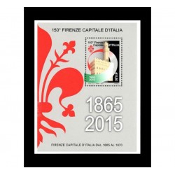 2015 Firenze a capitale d'Italia FOGLIETTO MNH/**