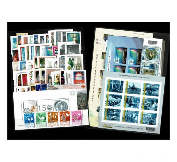 2012 Repubblica annata completa MNH/** 55 val+4BF+Minifoglio Juve