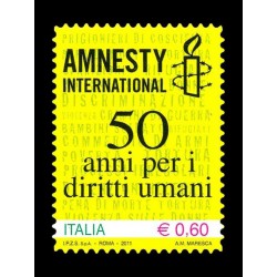 2011 50º anniversario Amnesty international MNH/**