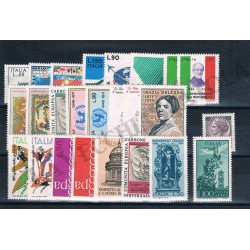 1971 Repubblica Italiana - Annata completa MNH/** 25val