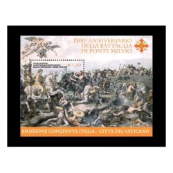 2012 Battaglia ponte Milvio - FOGLIETTO MNH/**