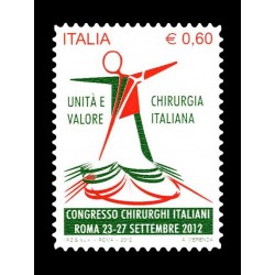 2012 Unità e valore chirurgia italiana MNH/**