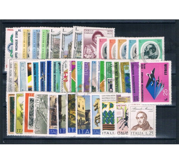 1973 Repubblica Italiana - Annata completa MNH/** 45val