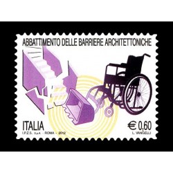 2012 Abbattimento barriere architettoniche MNH/**