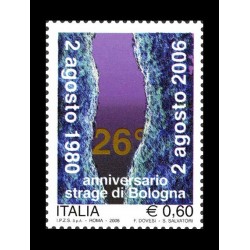 2006 26º anniversario strage Bologna MNH/**