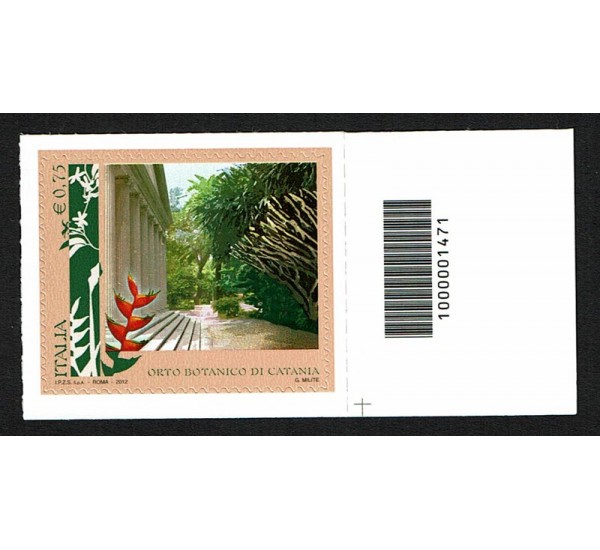 2012 Orto botanico Catania Codice a Barre Basso