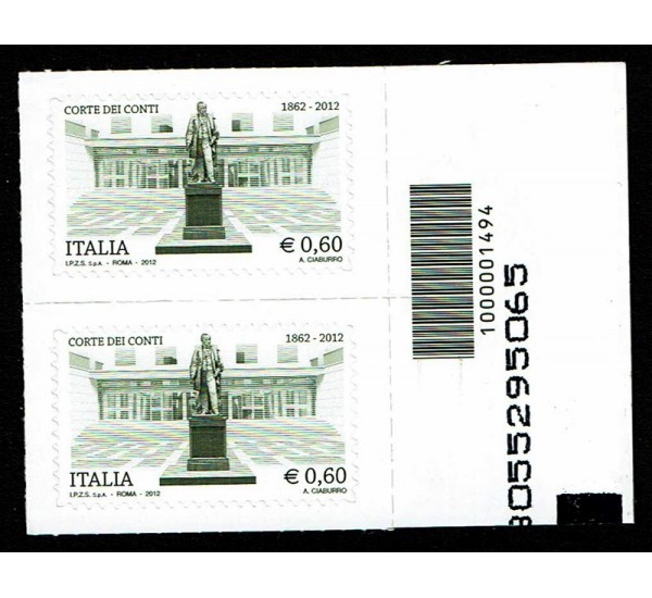 2012 Corte dei Conti Codice a Barre