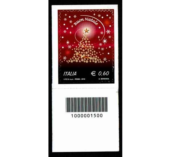 2012 Natale Laico Codice a Barre DX