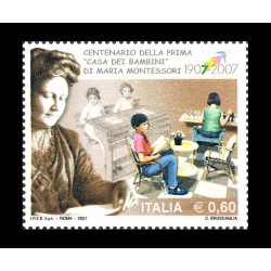2007 casa dei bambini Maria Montessori MNH/**