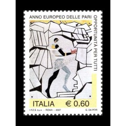 2007 Anno europeo pari opportunità per tutti MNH/**