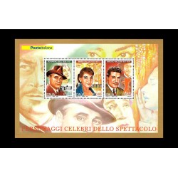 2007 Personaggi celebri dello spettacolo MNH/**