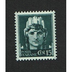 1929 Serie Imperiale cent 15 Sas.246 MNH/**