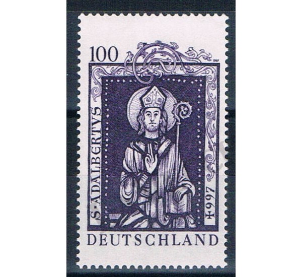 1997 - Sant Alberto da Praga Congiunta Germania-Vaticano - MNH/**