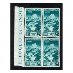 1953 Festa della montagna Quartina MNH/**