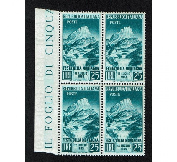 1953 Festa della montagna Quartina MNH/**