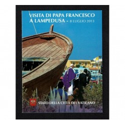 2014 Vaticano Libretto Papa Francesco a Lampedusa