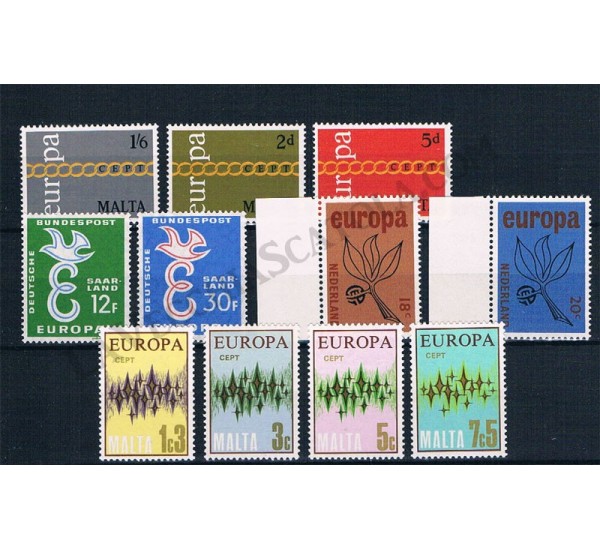 4 serie CEPT MNH/**