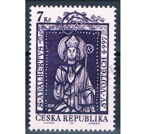 1997 - Sant Alberto da Praga Congiunta Rep. Ceca-Vaticano - MNH/**