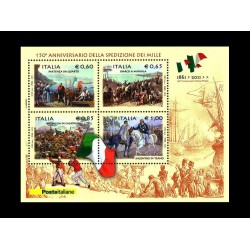 2010 Italia Repubblica spedizione dei Mille Foglietto MNH/**
