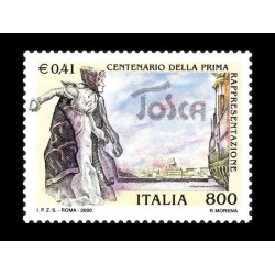 2000 Centenario prima rappresentazione Tosca MNH/**