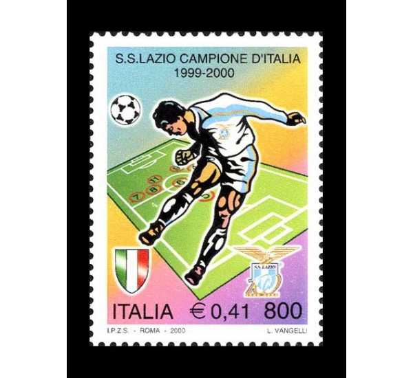 2000 Lazio campione d'Italia 1999-2000 MNH/**