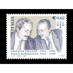 2002 Giovanni Falcone e Paolo Borsellino MNH/**