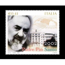 2002 Canonizzazione padre Pio da Pietrelcina MNH/**