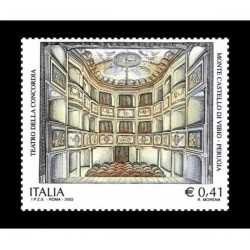 2002 Teatro Concordia, a monte castello Vibio MNH/**
